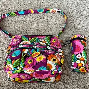 Vera Bradley “Va Va Bloom” from 2012 cross body bag matching insulated cooler